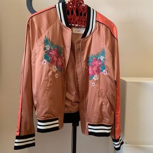 Embroidered Bomber Jacket